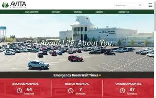 Avita Health System - Bucyrus Hospital website