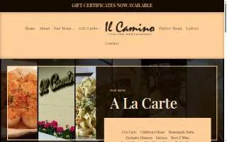 Il Camino website