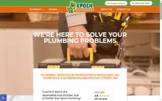 Epoch Plumbing of Leominster website