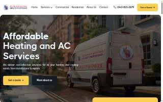 Sichinava Heating and Air Conditioning website