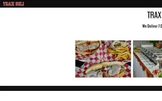 Trax Deli website