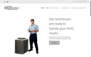 North Star Heating & Air Conditioning of Salisbury website
