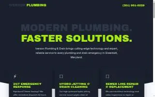 Iverson Plumbing & Drain website