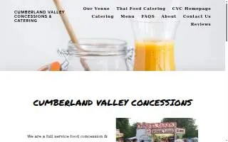 Cumberland Valley Concessions website