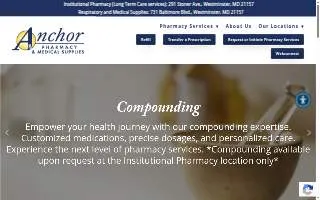 Anchor Pharmacy of Westminster website