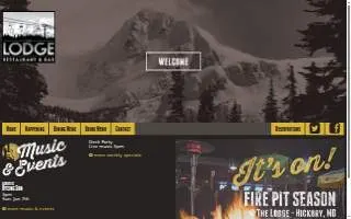 The Hickory Lodge website