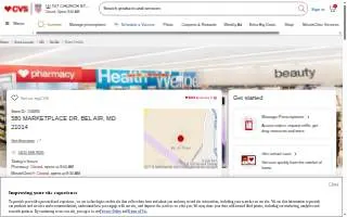 CVS Pharmacy of Bel Air website