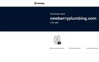 Newberry Plumbing website