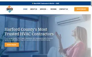 Griff's Heating and Air website