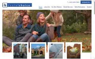 Dental Choice of Easton website
