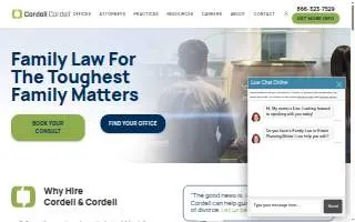 Cordell & Cordell | Family Law & Divorce of Grand Rapids website
