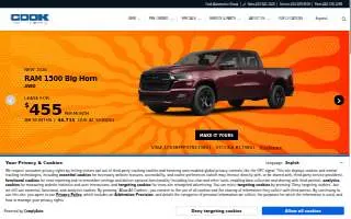 Cook Automotive website