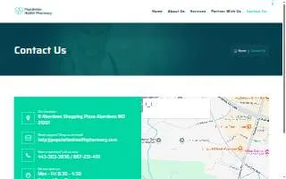 Population Health Pharmacy website