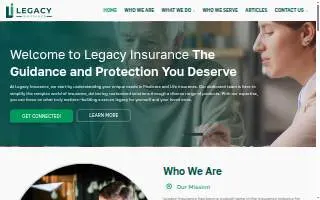 Legacy Insurance of Havre de Grace website