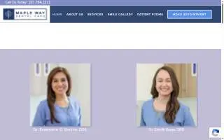Maple Way Dental Care website