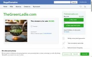 The Green Ladle website