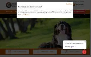Auburn Animal Center website