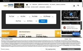 Pape Chevrolet of South Portland website