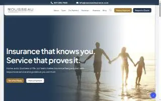 Rousseau Insurance Agency of Biddeford website