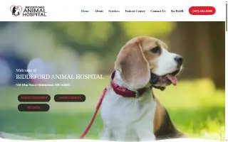 Biddeford Animal Hospital website
