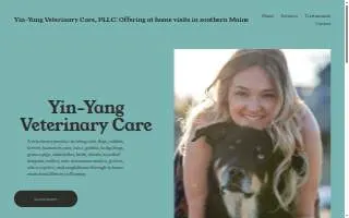 Yin-Yang Veterinary Care website
