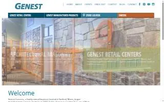 Genest Concrete: Landscape Masonry Supply & Genest Manufacturing website