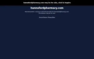 Hannaford Pharmacy of Saco website
