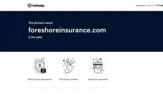 Foreshore Insurance Brokers website