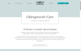 Family Sport and Spine