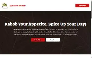Warren Kabob website