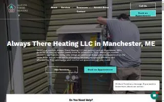 Always There Heating LLC website