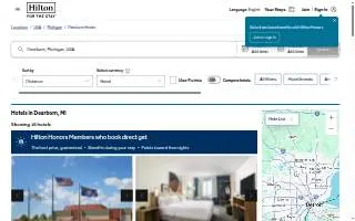 Hampton Inn by Hilton Detroit Dearborn website