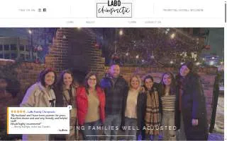 LaBo Family Chiropractic website
