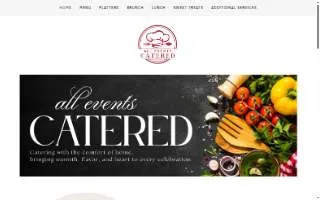 alleventscatered website