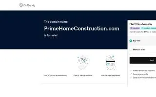 Prime Home Construction of Dearborn website