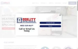 Quality Heating and Cooling of Livonia website