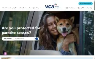 VCA Clinton Township Animal Hospital website