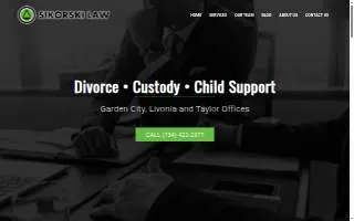 The Sikorski Law Firm Canton website