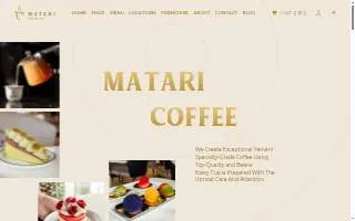 Matari Coffee Co of Farmington Hills website