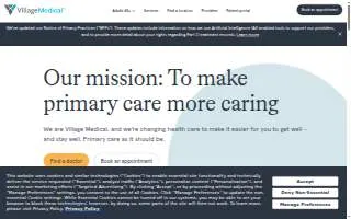Village Medical - Farmington website