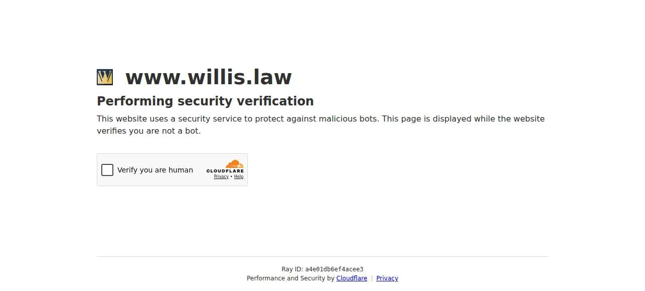 Willis Law of Kalamazoo website