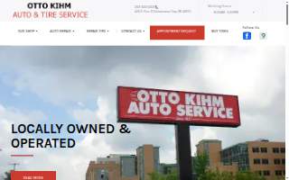 Otto Kihm Tire And Service website