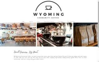 Wyoming Community Coffee website