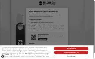 Radisson Hotel Southfield-Detroit website