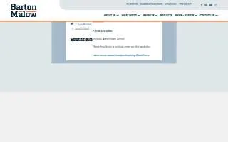 Barton Malow website