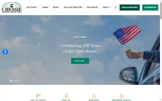 Chessie Federal Credit Union website