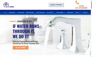 AA Plumbing website