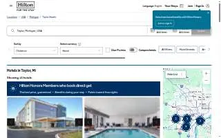 Hampton Inn Detroit/Southgate website