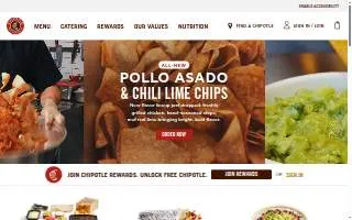 Chipotle Mexican Grill of Las Vegas website