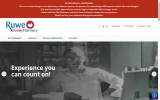Ruwe Family Pharmacy of Florence website